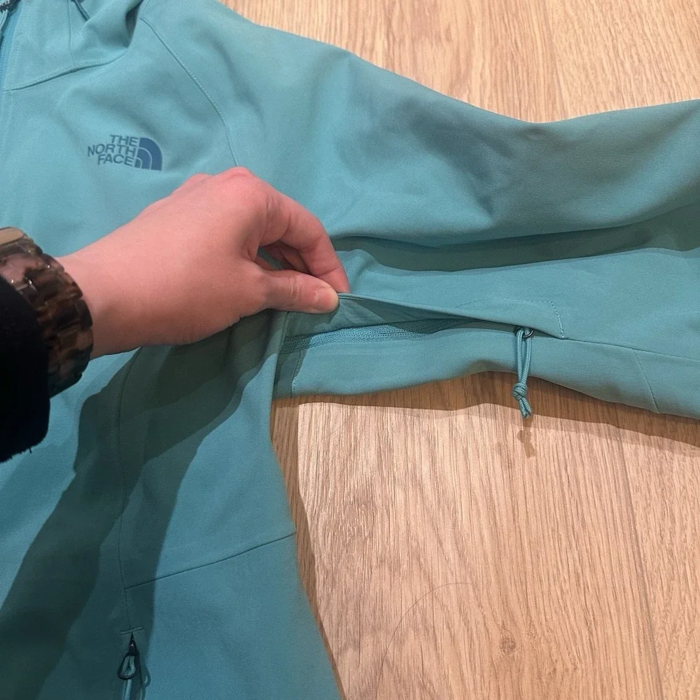 The North Face Blue Women's Apex Flex Gore-Tex 2.0 Hooded Full Zip Jacket EUC - Picture 5 of 11